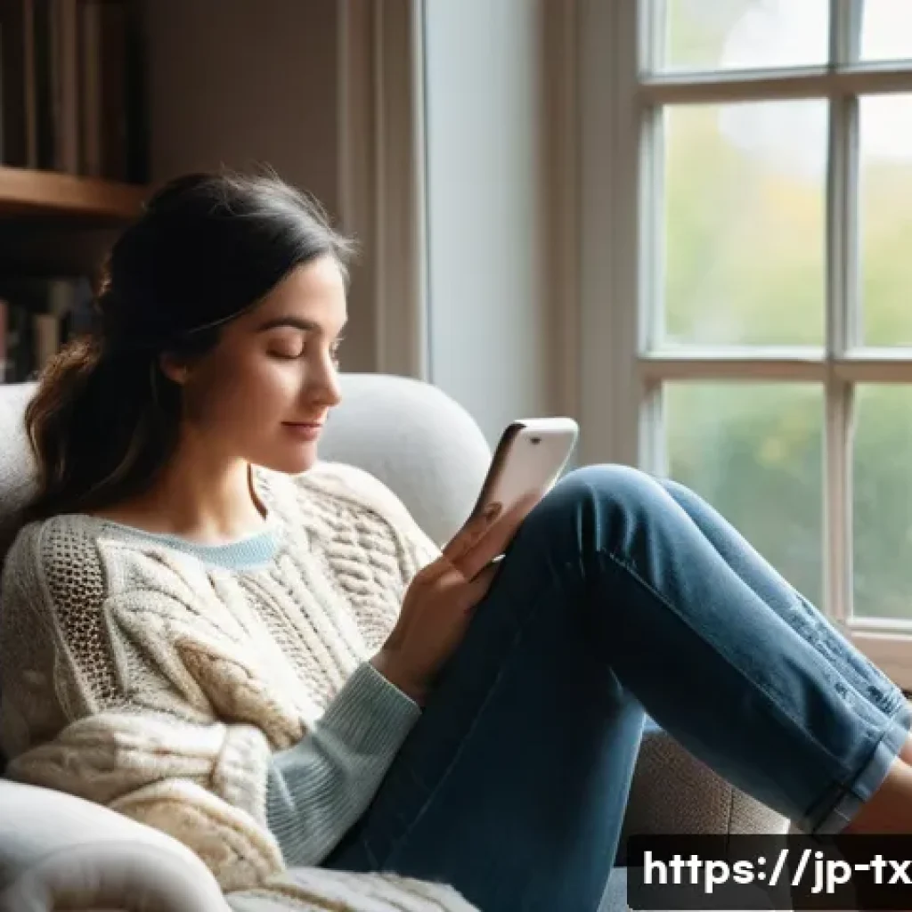 내면의 지혜를 강화하기 위한 실용적 방법 - **Prompt: Digital Detox and Mindful Presence**
"A young woman, in her late twenties, dressed in ...
